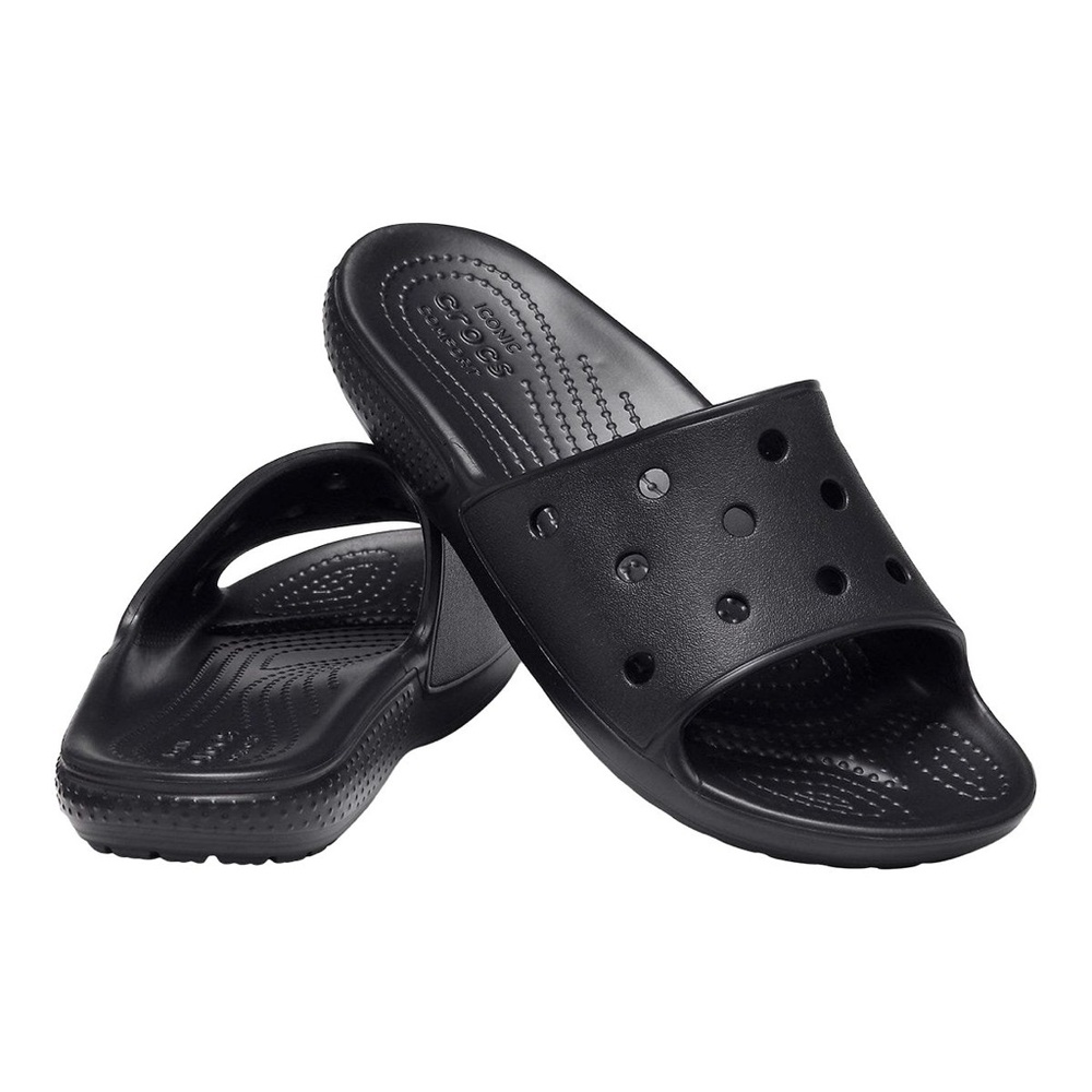 NEW CROCS Kids Black Classic Slide Junior Size 1 Sandal